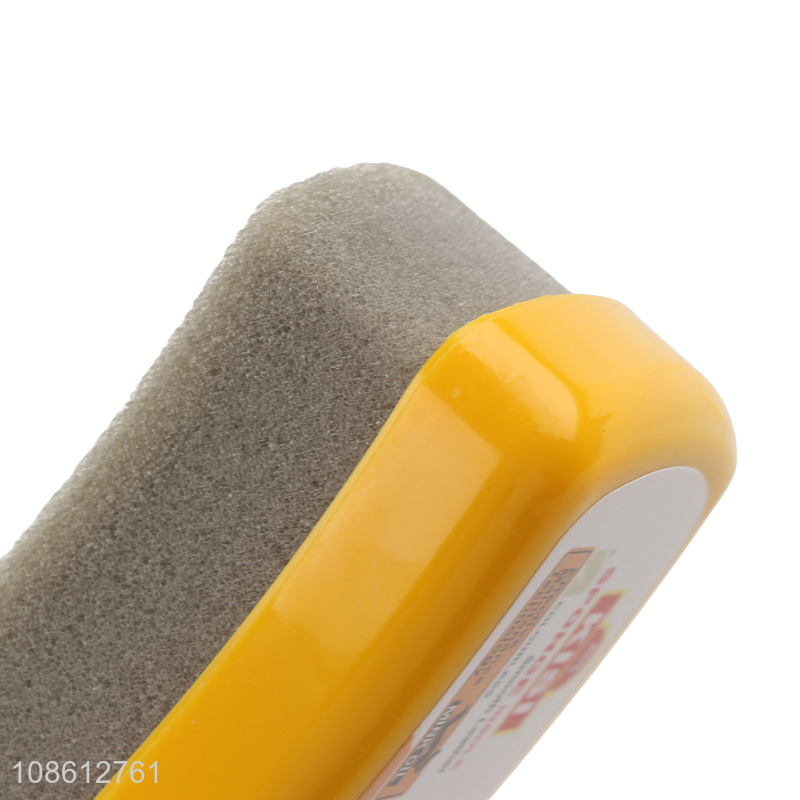 Hot products quick shine smooth leather shoe sponge brush