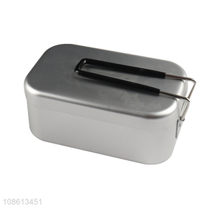 Wholesale Japanese bento box outdoor camping aluminum alloy lunch box