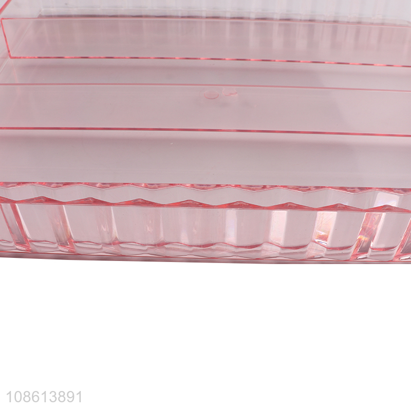 New product multi-use storage box plastic cutlery storage box with lid