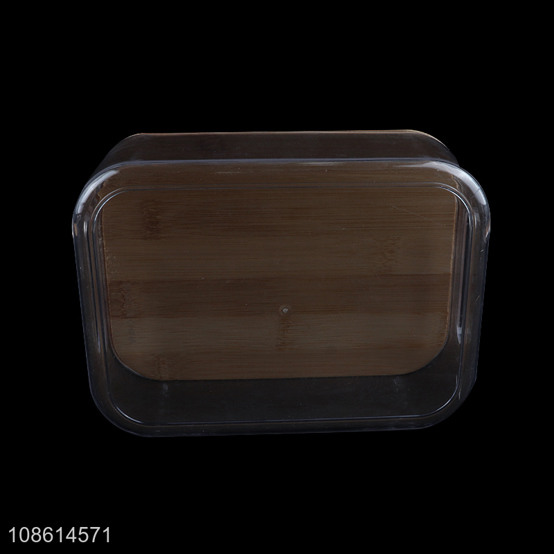 Top quality transparent storage box storage bin with handle