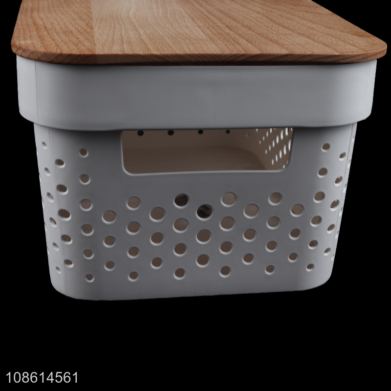 Hot selling hollow pp storage bin storage basket wholesale