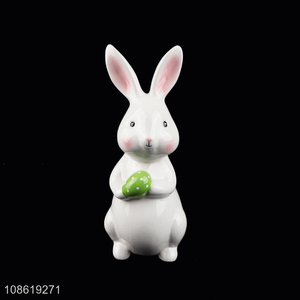 Good quality desktop décor easter bunny money box