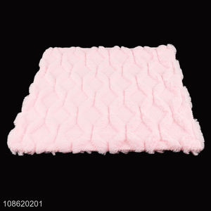 New arrival soft plush pink cushion cover pillow cover