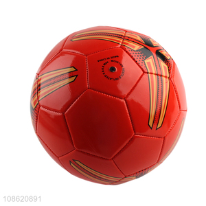 China products leather inflatable soccer ball football