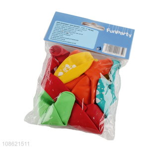 Best selling party supplies colourful latex balloon set wholesale