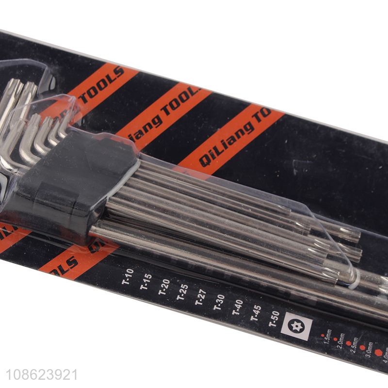 Hot products L-shaped wrench hex key wrench set for sale