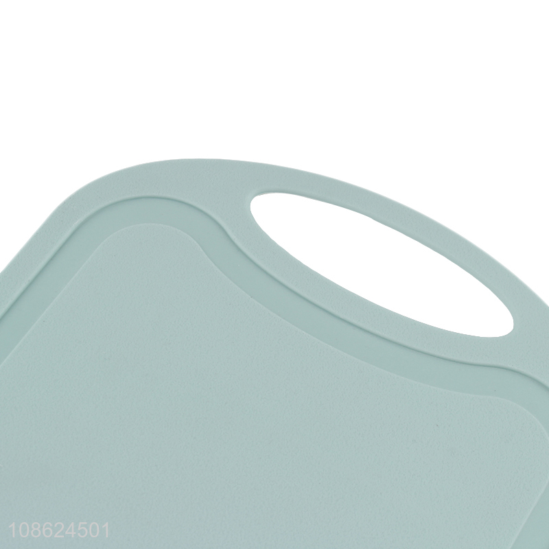 Good quality durable bpa free plastic chopping board for kitchen