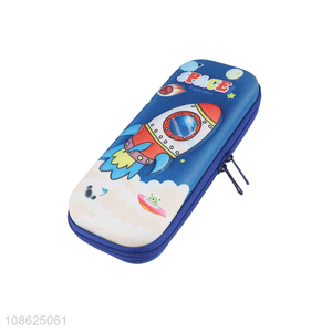 Good quality spaceship cartoon students pencil case pencil pouch bag