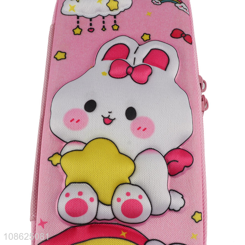 Best selling pink school office stationery box pencil case wholesale