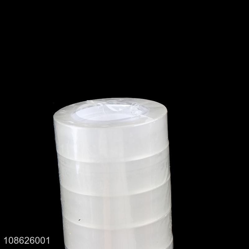 Wholesale 10 rolls transparent small adhesive tape for school student