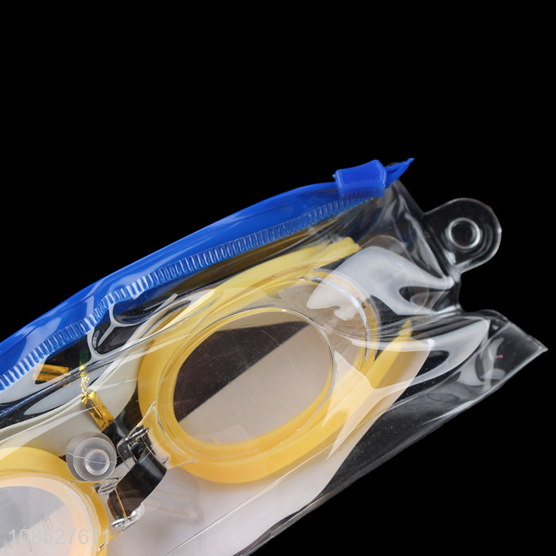 Good quality high definition plastic frame swimming goggles glasses