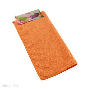 Wholesale soft super absorbent microfiber cloths kitchen cleaning towels