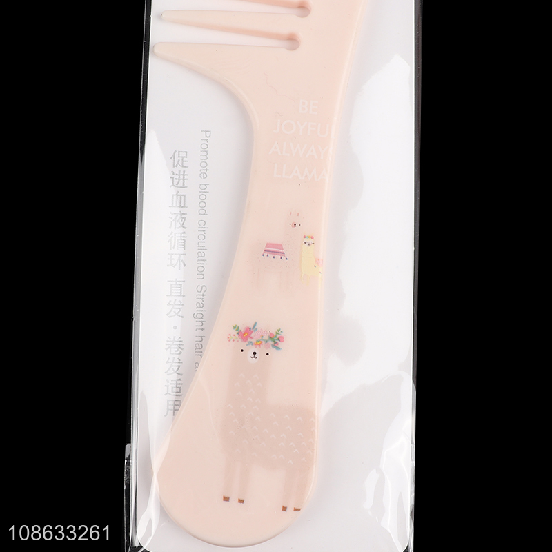 High quality professional plastic wide teeth hair comb for sale