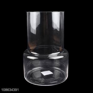 Most popular tabletop decoration glass vase flower vase for sale