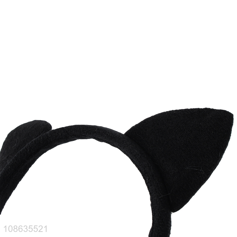 China products black thickened warm winter earmuffs wholesale