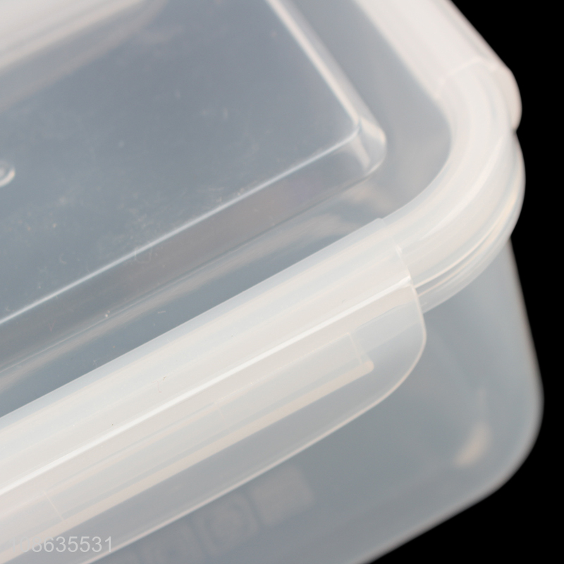 Good quality transparent plastic food storage box fridge food container