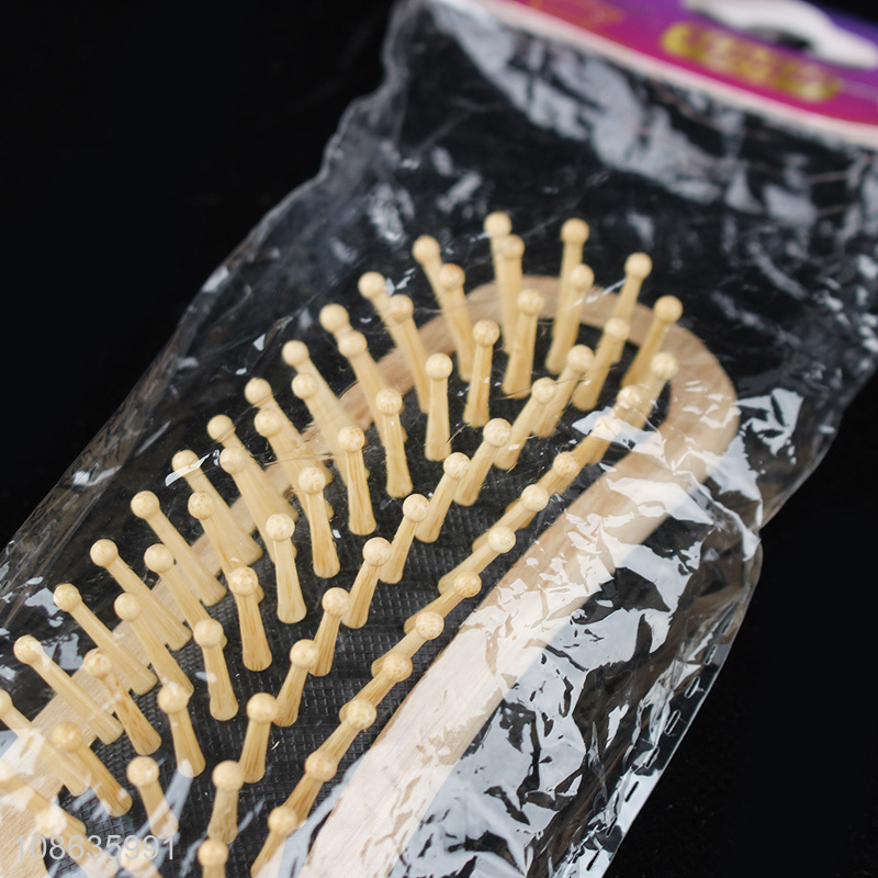 Low price wooden wide teeth massage hair comb for sale