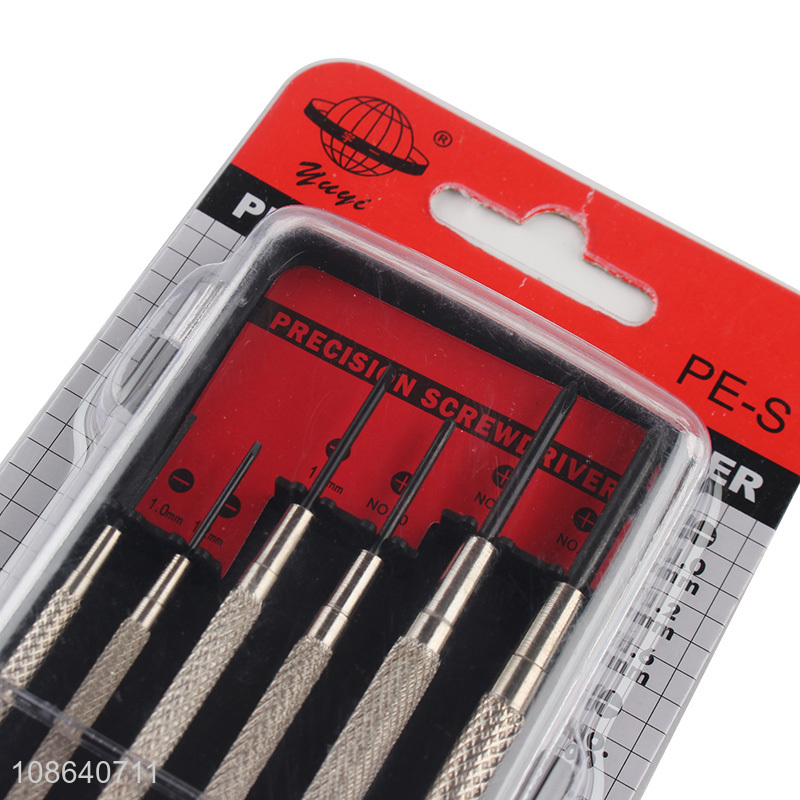 Top selling 6pcs watch glasses repair tool screwdriver set