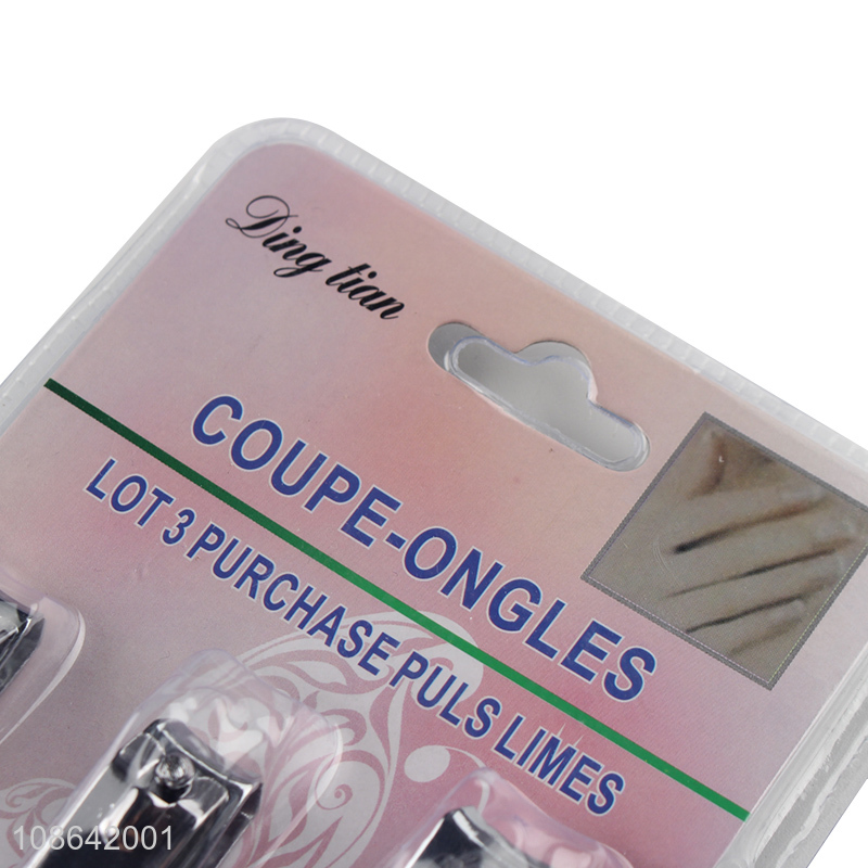 New products 3pcs nail beauty tool nail clipper for sale