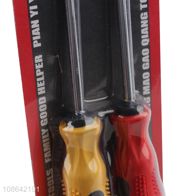 Factory direct sale 2pcs hand tool screwdriver assorted tool