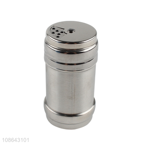 Wholesale stainless steel salt and pepper shaker seasoning jar spice jar