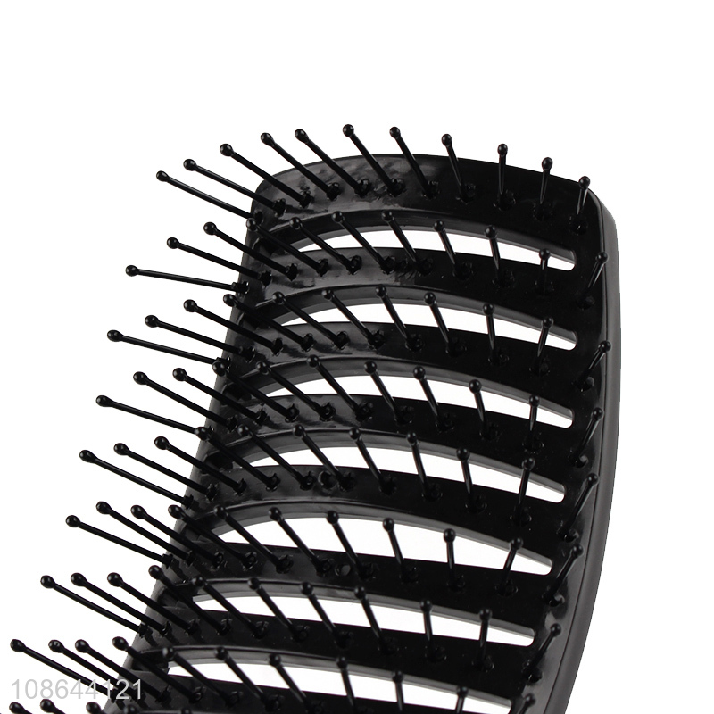 Good quality anti-static rib comb hairdressing hair brush for sale