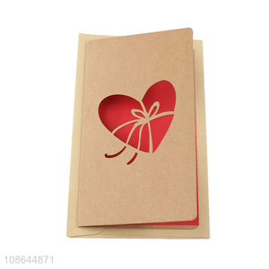 Factory price Valentine's day gifts couple greeting cards