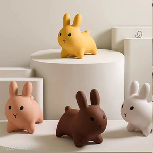 Good selling cartoon rabbit shape kids seat cute stools wholesale