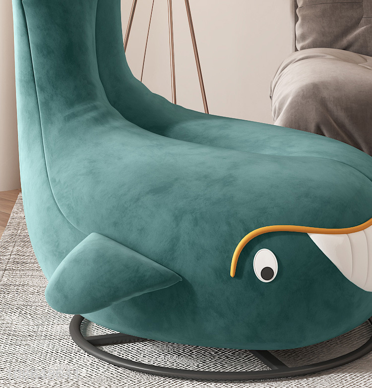 Hot selling living room furniture casual swivel shark chair wholesale