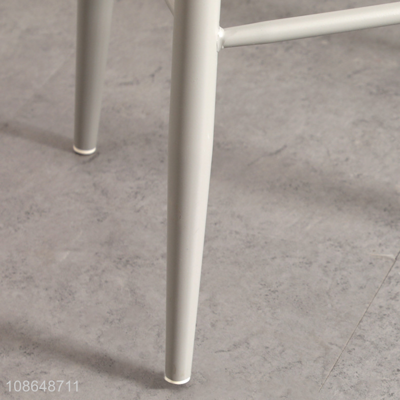 Wholesale bar furniture metal legs plastic high bar chair stool