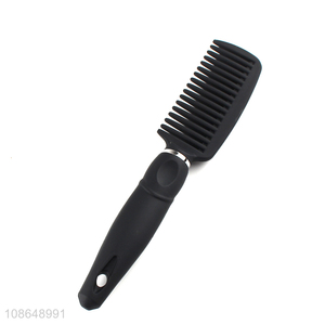 Good quality wide tooth plastic comb hairdressing hair brush