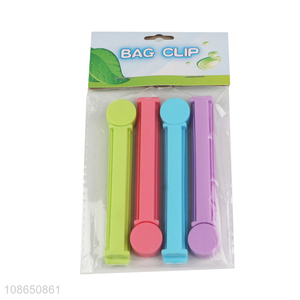 Good quality pp material food bag sealing clips for plastic bags