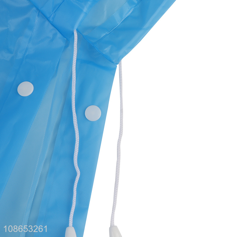 Good quality men women disposable eva fashion raincoat windbreaker