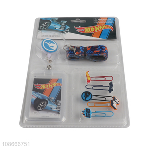 Wholesale DIY lanyard employee ID card holder and paper clips set