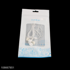 Yiwu market mobile phone accessories stereo sound music earphones earbuds