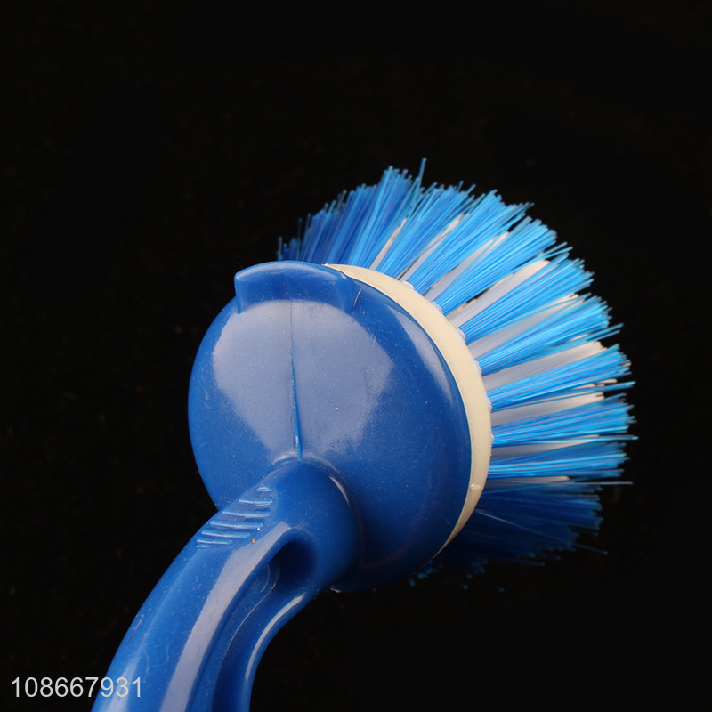 Good quality long handle kitchen pot brush dish brush for sale