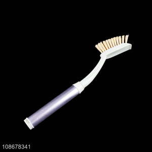 Yiwu market long handle kitchen cleaning pot brush dish brush for sale