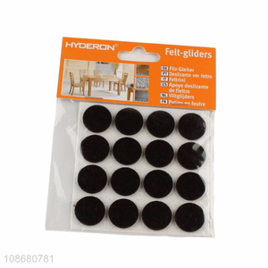 Good selling round non-slip furniture protector felt pad wholesale