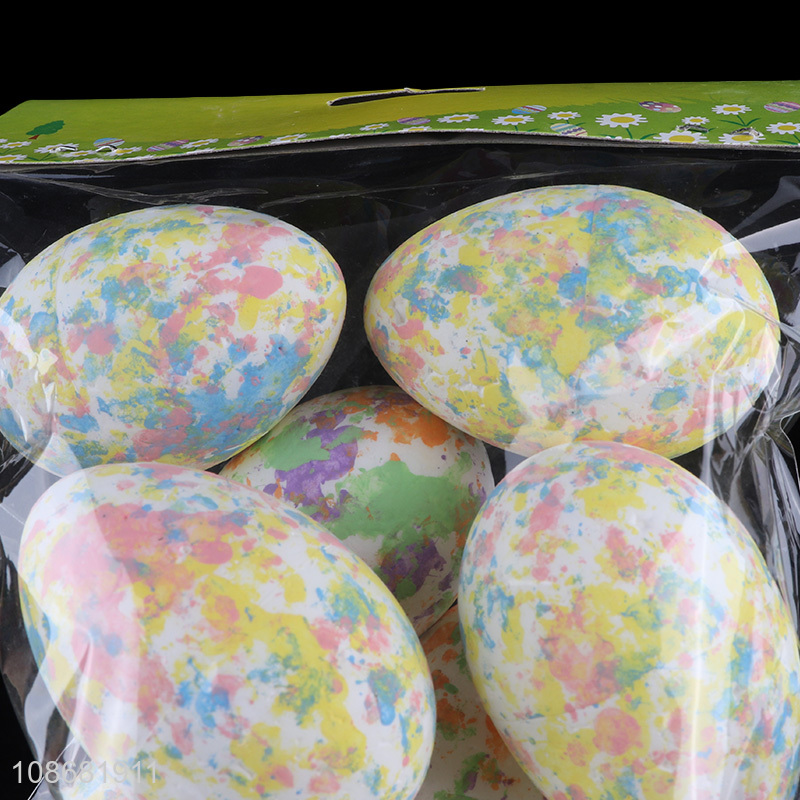 Good price 10pcs colorful speckled foam Easter eggs Easter ornaments