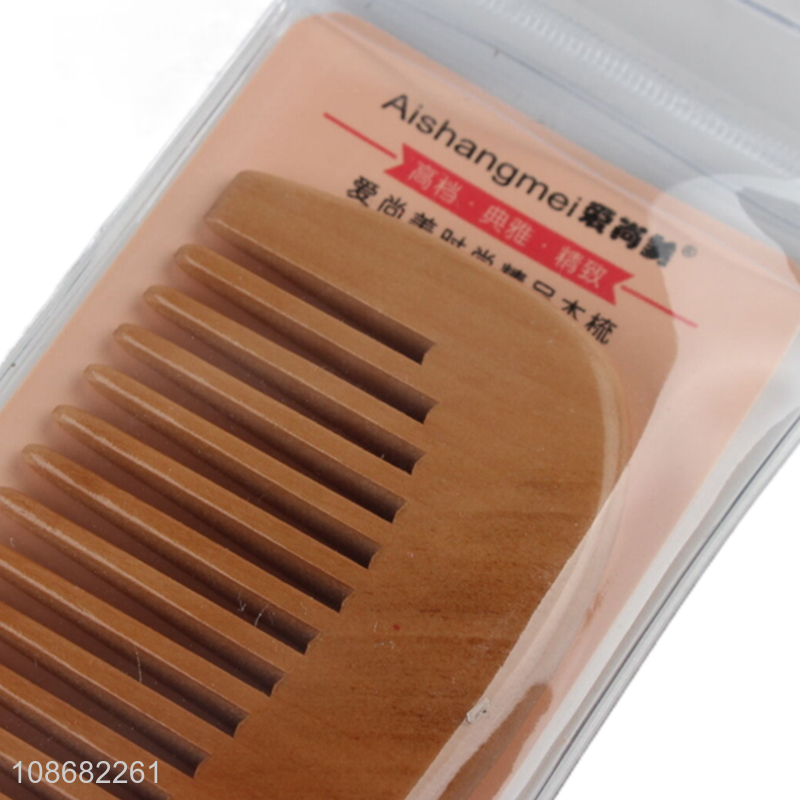 Hot items bamboo anti-static hair care hair comb for daily use