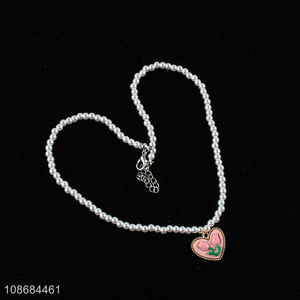 Hot items women jewelry <em>fashion</em> pearl <em>necklace</em> for decoration