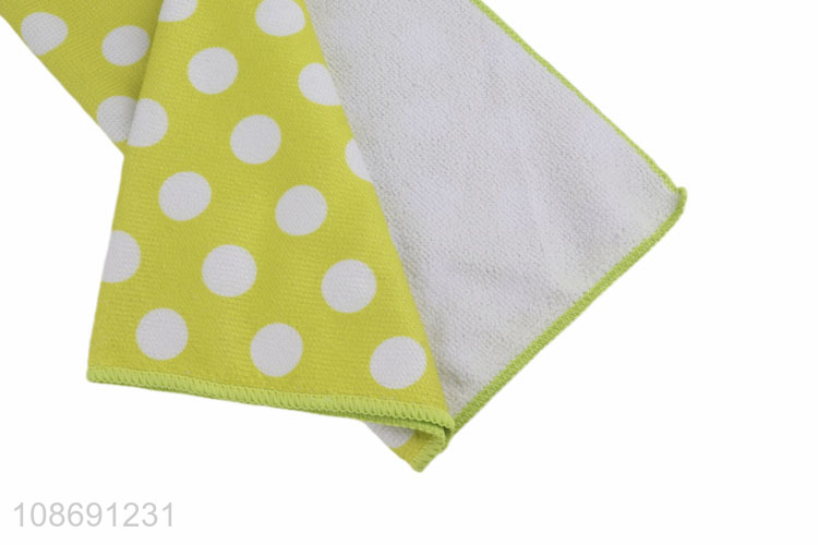 Factory price soft reusable microfiber cleaning cloth for household