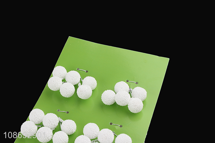 Good selling white berries christmas decoration picks wholesale