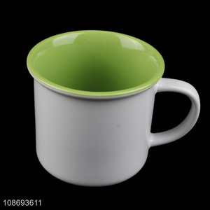 New product sublimation ceramic coffee mug imitation enamel cup