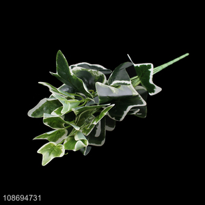 Top selling natural artificial green plants fake leaves for indoor decoration