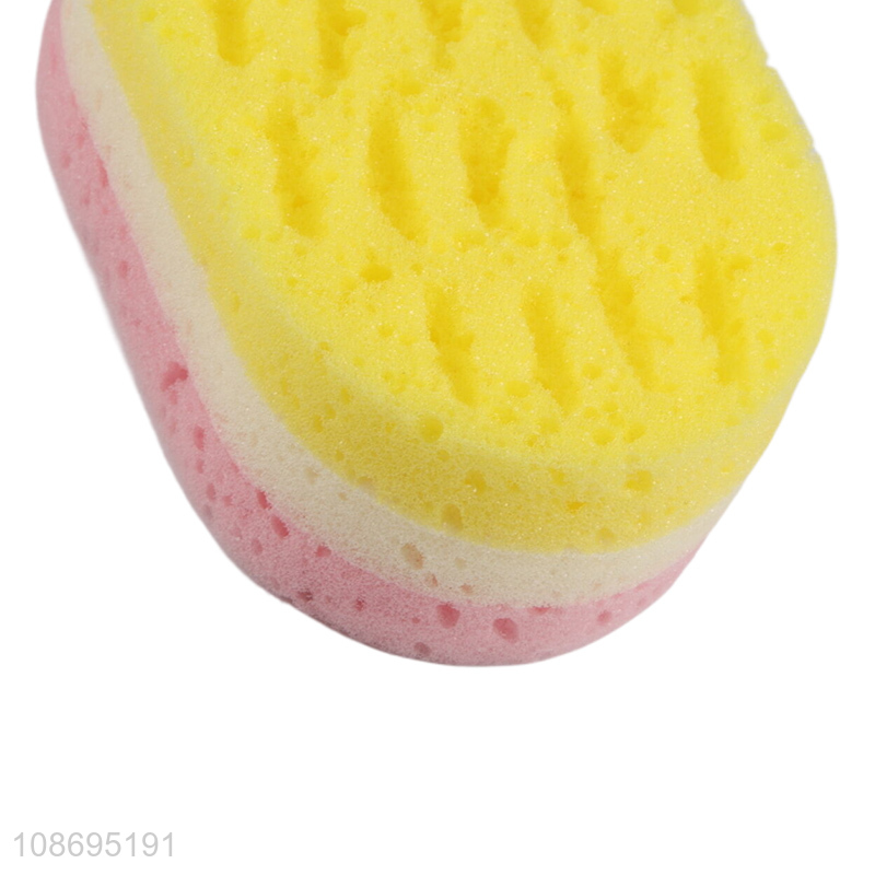 Online wholesale skin-friendly bath shower sponge for exfoliating