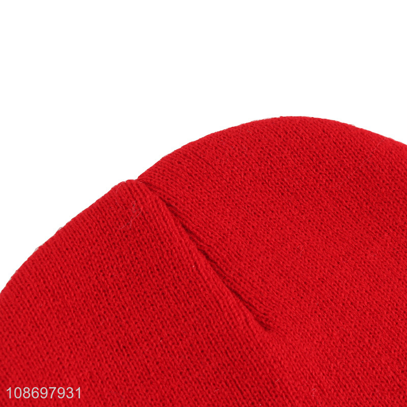 Hot sale multicolor winter warm men women beanies hat knitted hat wholesale