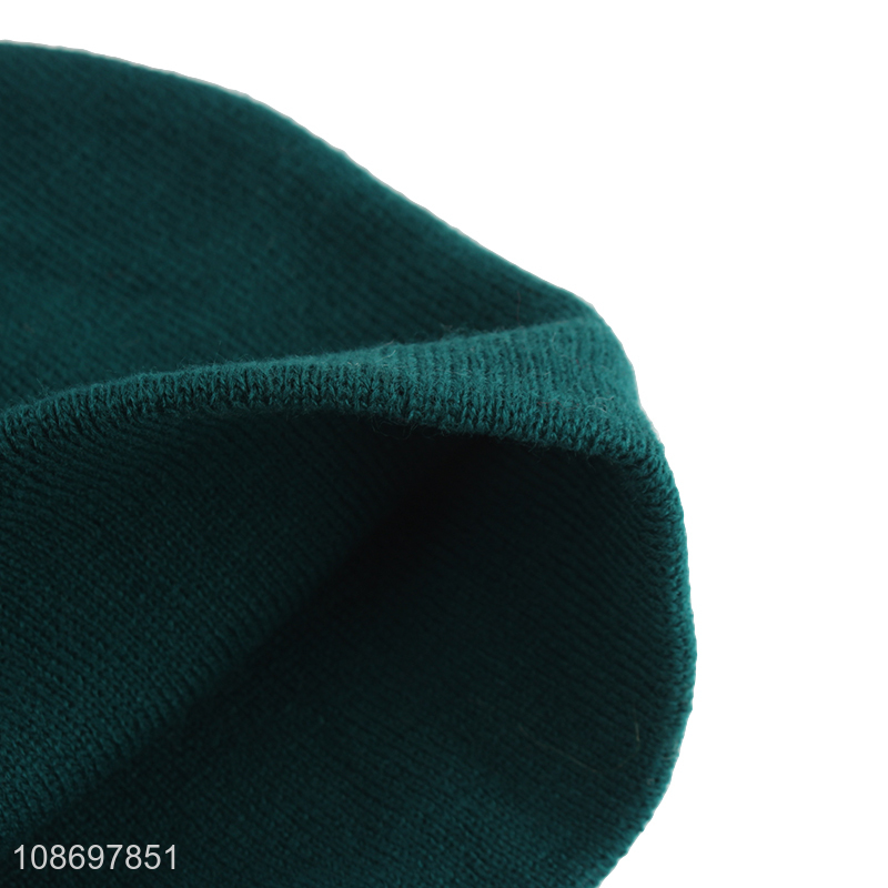 Good quality multicolor adult fashion beanies hat knitting hat for sale