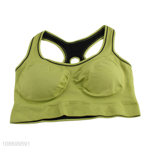 High quality women's fitness gym sports yoga bras for girls