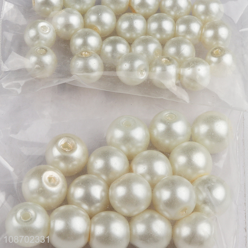 Hot selling round pearl beads DIY craft jewelry bracelet making kit